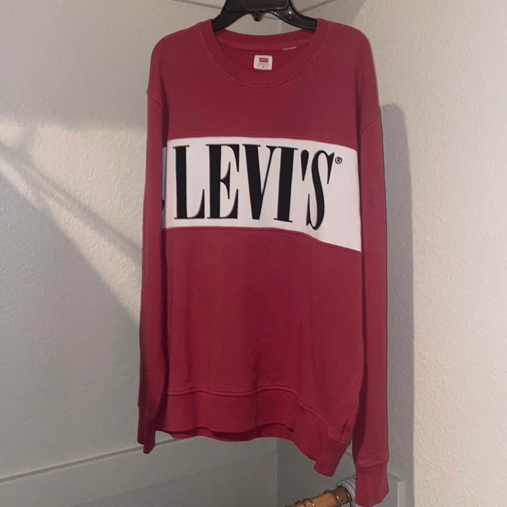 Levi’s Red Logo Colorblock Crewneck (discontinued)